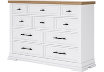 ashbryn white natural dresser   