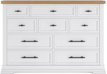 ashbryn white natural dresser   