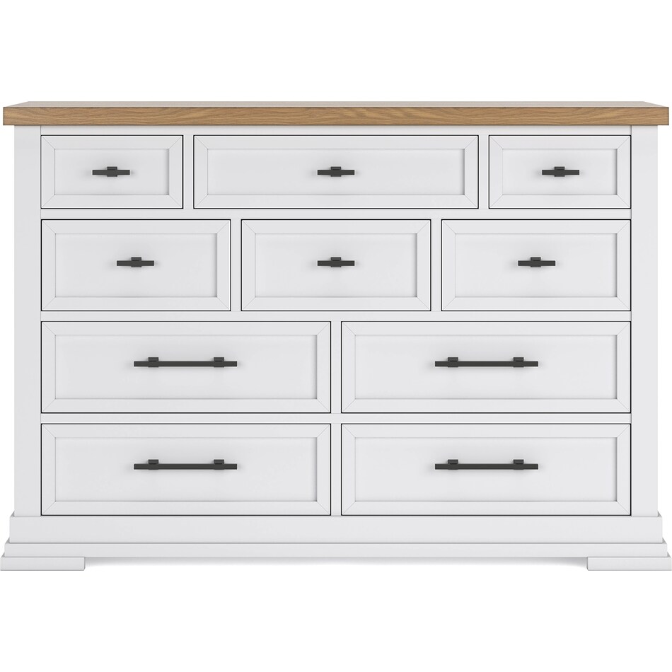 ashbryn white natural dresser   