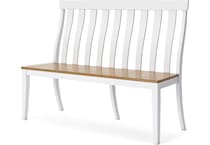 ashbryn white natural side chair   