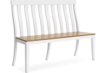 ashbryn white natural side chair   