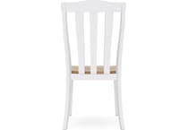 ashbryn white natural side chair   