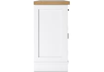 ashbryn white natural sideboard server   