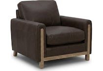 ashmont sintra walnut leather chair   