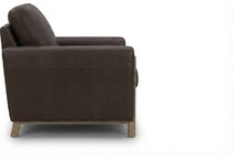 ashmont sintra walnut leather chair   