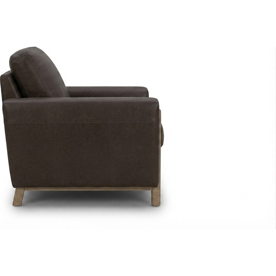 ashmont sintra walnut leather chair   