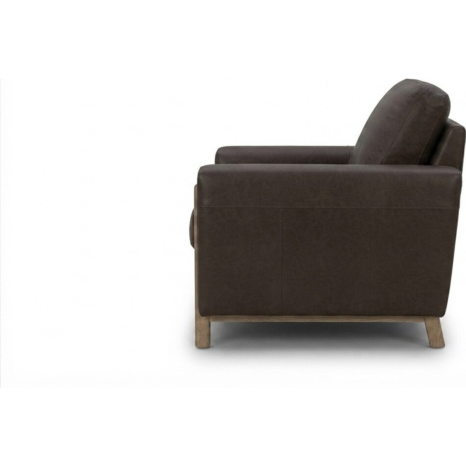 ashmont sintra walnut leather chair   