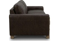 ashmont sintra walnut leather sofa   