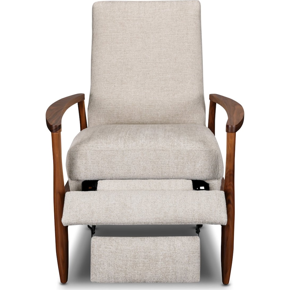 aston theo aqua high leg recliner   