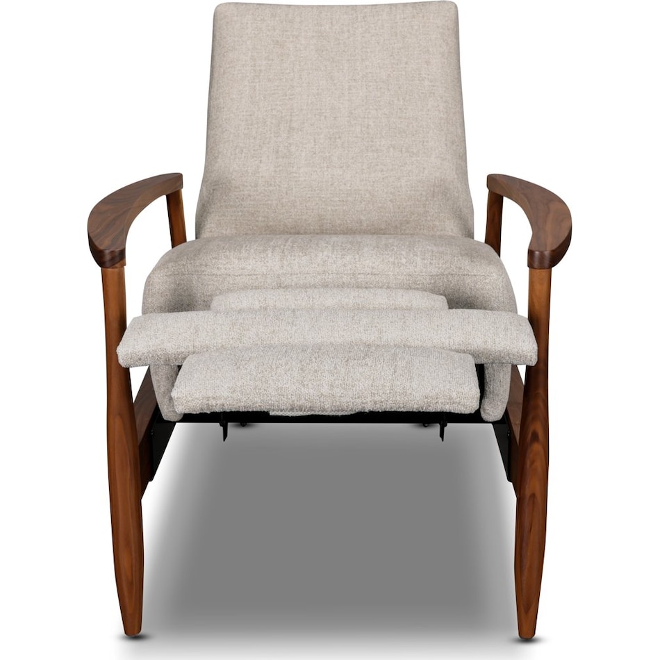 aston theo aqua high leg recliner   