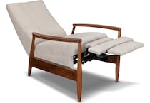 aston theo aqua high leg recliner   