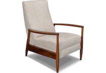 aston theo aqua high leg recliner   