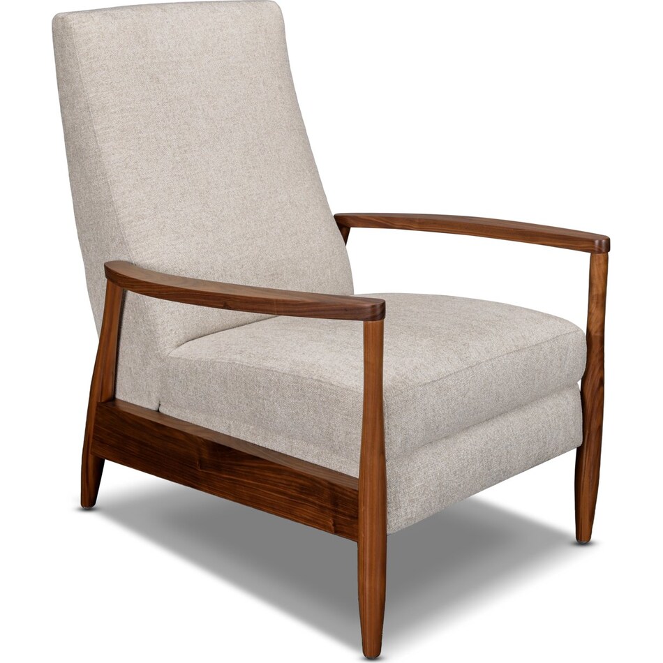 aston theo aqua high leg recliner   