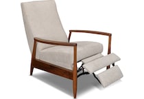 aston theo aqua high leg recliner   