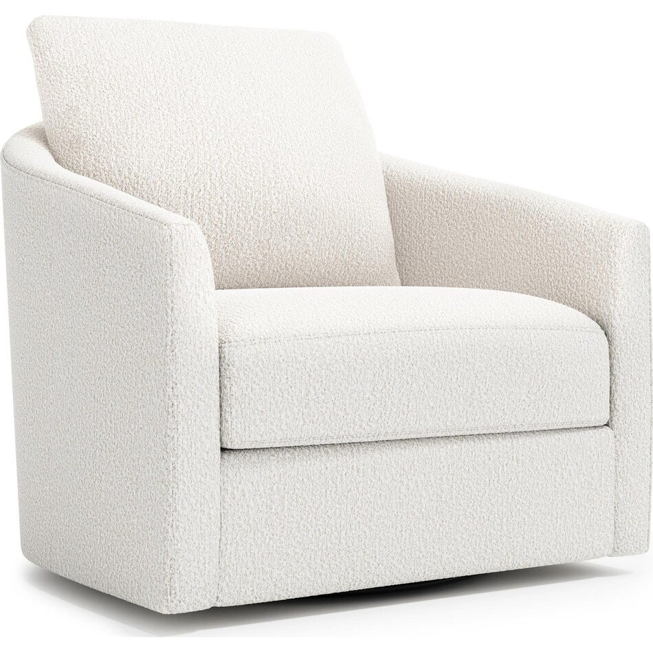astoria fabric swivel chair white accent chair   