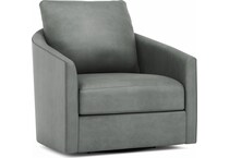 astoria brown leather accent chair   