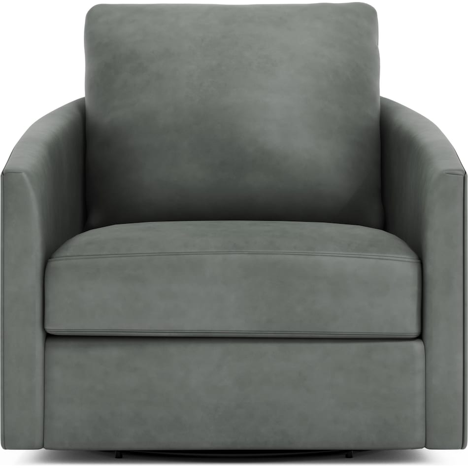 astoria brown leather accent chair   