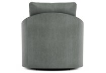 astoria brown leather accent chair   