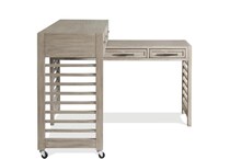 attitude casual taupe desk   