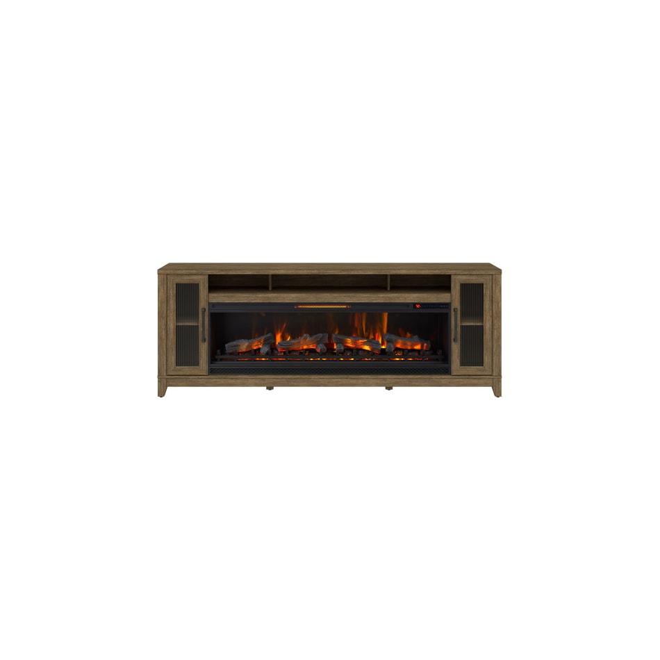 auden weathered coffee fireplace insert   