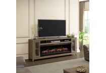 auden weathered coffee fireplace insert   