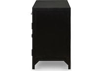 augustine black drawer glide color: black console   