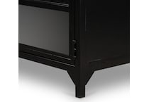 augustine black drawer glide color: black console   