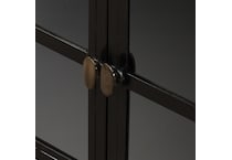 augustine black drawer glide color: black console   