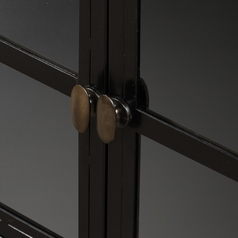 augustine black drawer glide color: black console   
