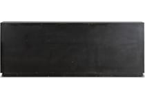 augustine burnished black burnished black solid drawer glide color: black console   