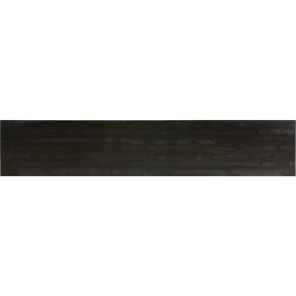 augustine burnished black burnished black solid drawer glide color: black console   