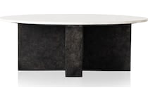 augustine polished white marble raw black package   