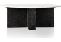 augustine polished white marble raw black package   