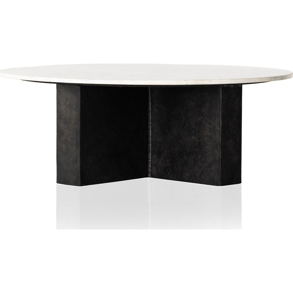 augustine polished white marble raw black package   