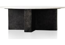 augustine polished white marble raw black package   