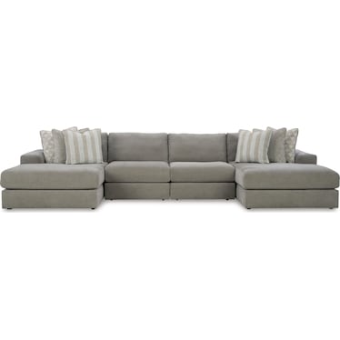 AVALIYAH 4-PIECE DOUBLE CHAISE SECTIONAL