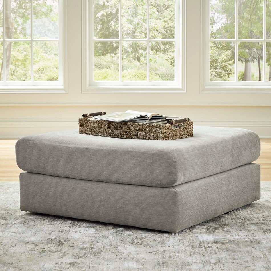 avaliyah grey ottoman   