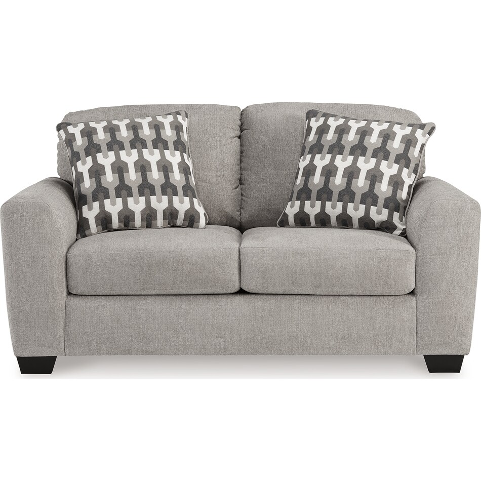 avenal park flannel loveseat   