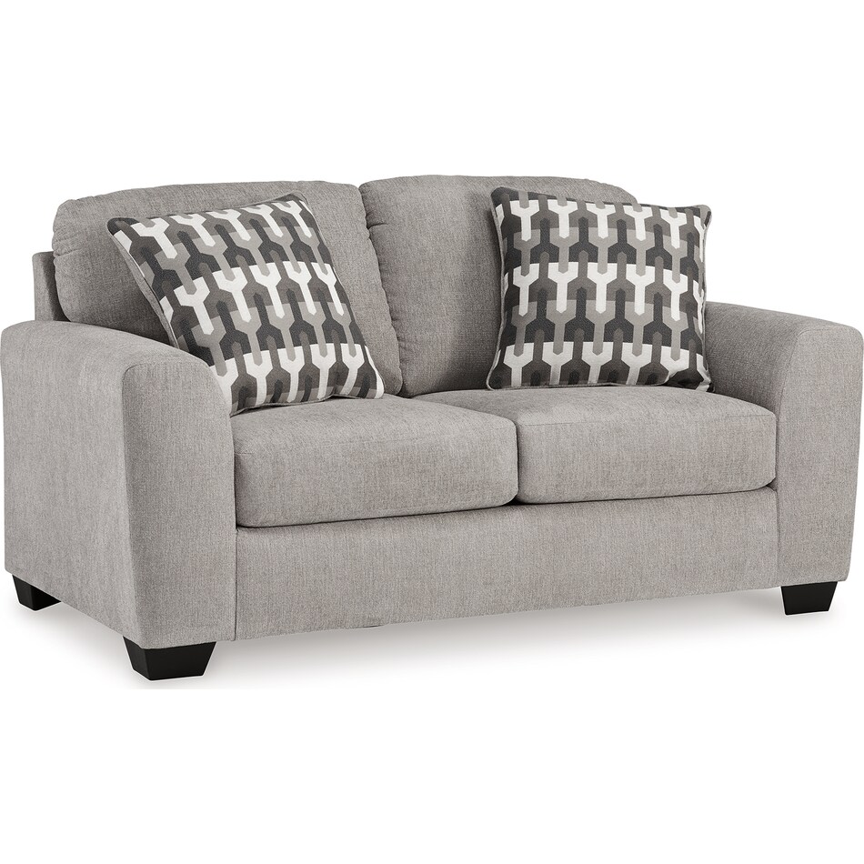 avenal park flannel loveseat   