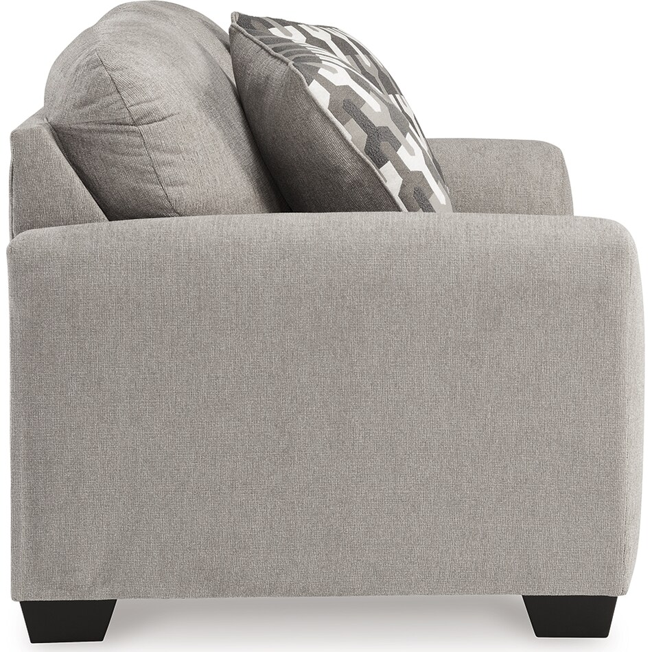 avenal park flannel loveseat   