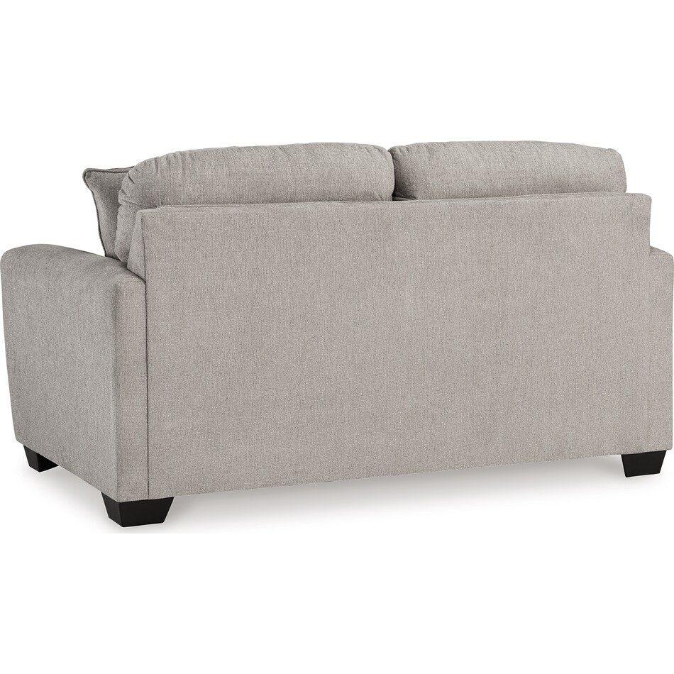 avenal park flannel loveseat   