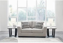 avenal park flannel loveseat   