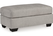 avenal park flannel ottoman   