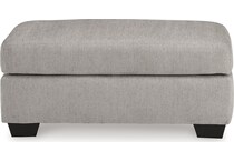 avenal park flannel ottoman   