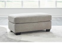 avenal park flannel ottoman   