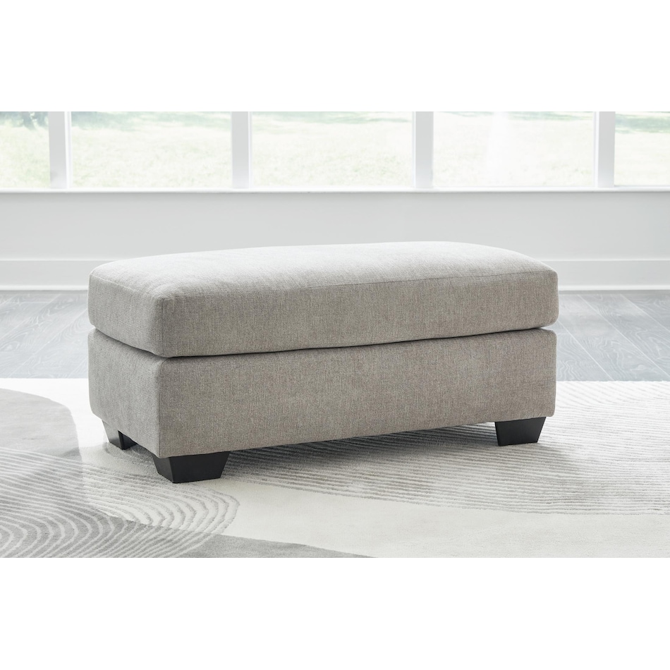 avenal park flannel ottoman   