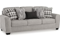 avenal park flannel sofa   