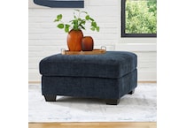 aviemore blue ottoman   