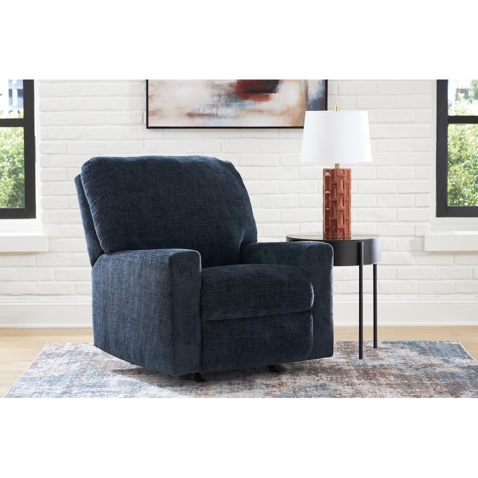 aviemore blue recliner   