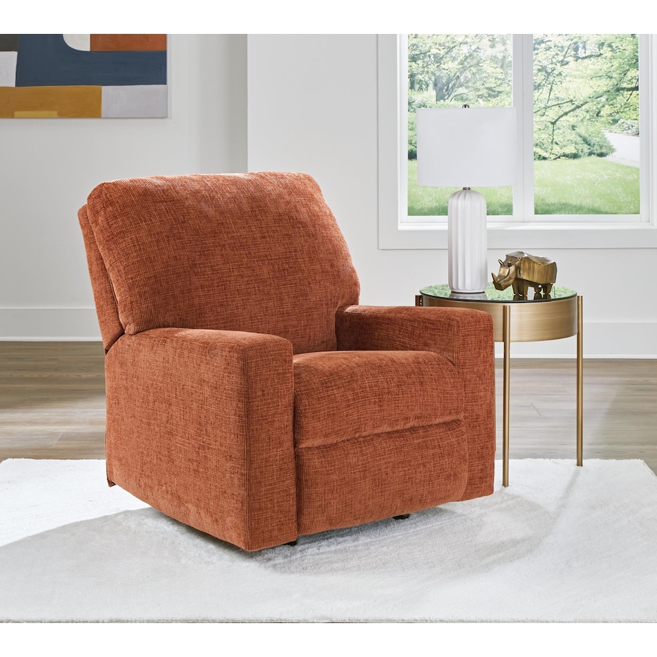 aviemore orange recliner   